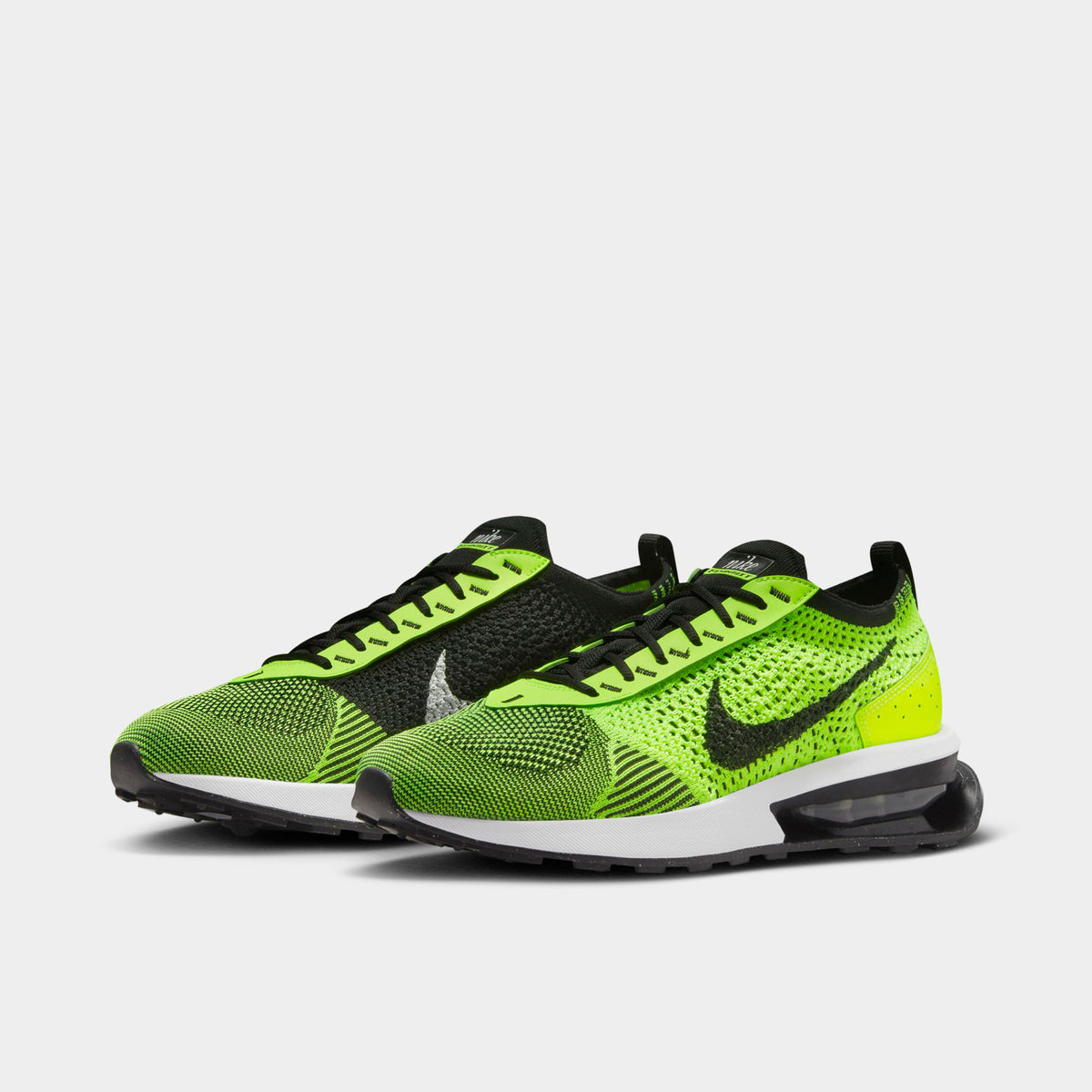 Nike Air Max Flyknit Racer Volt Black White JD Sports