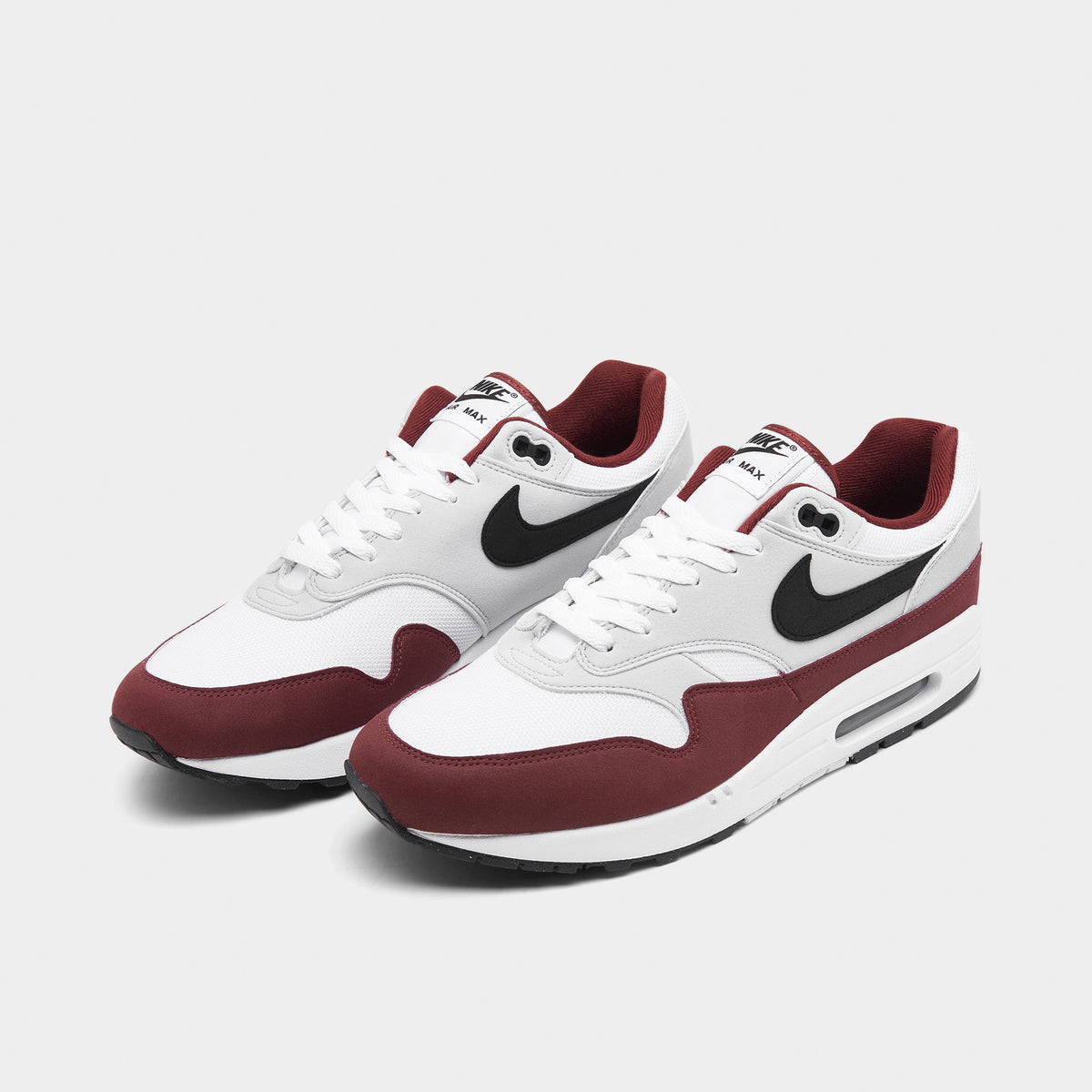 Nike Air Max 1 White Black Dark Team Red JD Sports