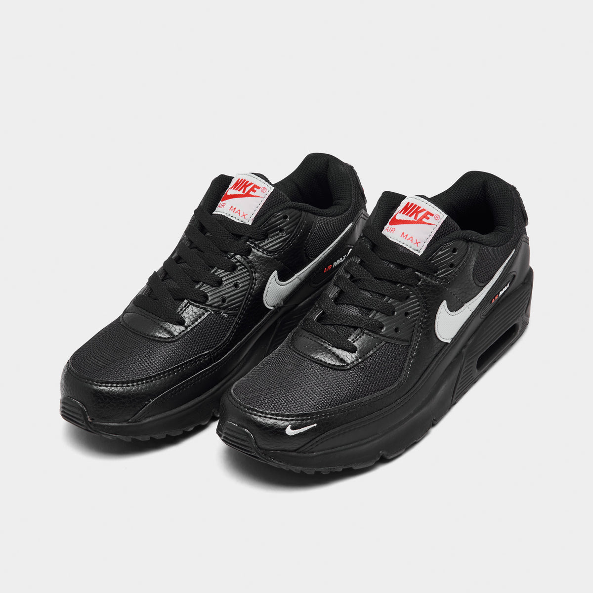 air max 90 wolf grey black university red