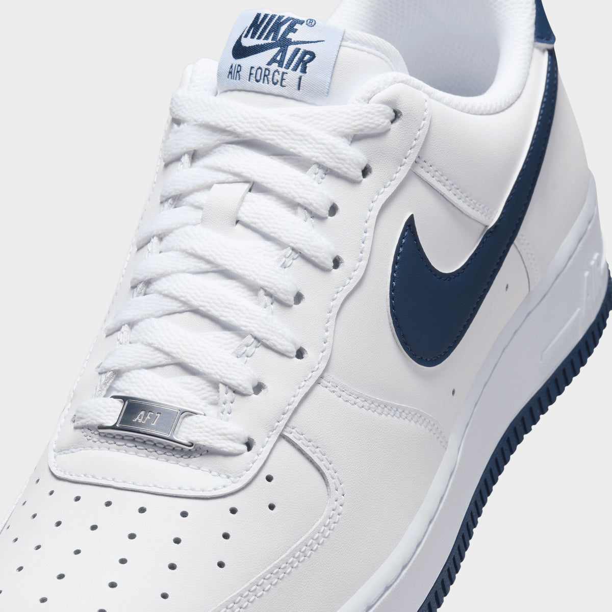 White and blue air force 1s on sale