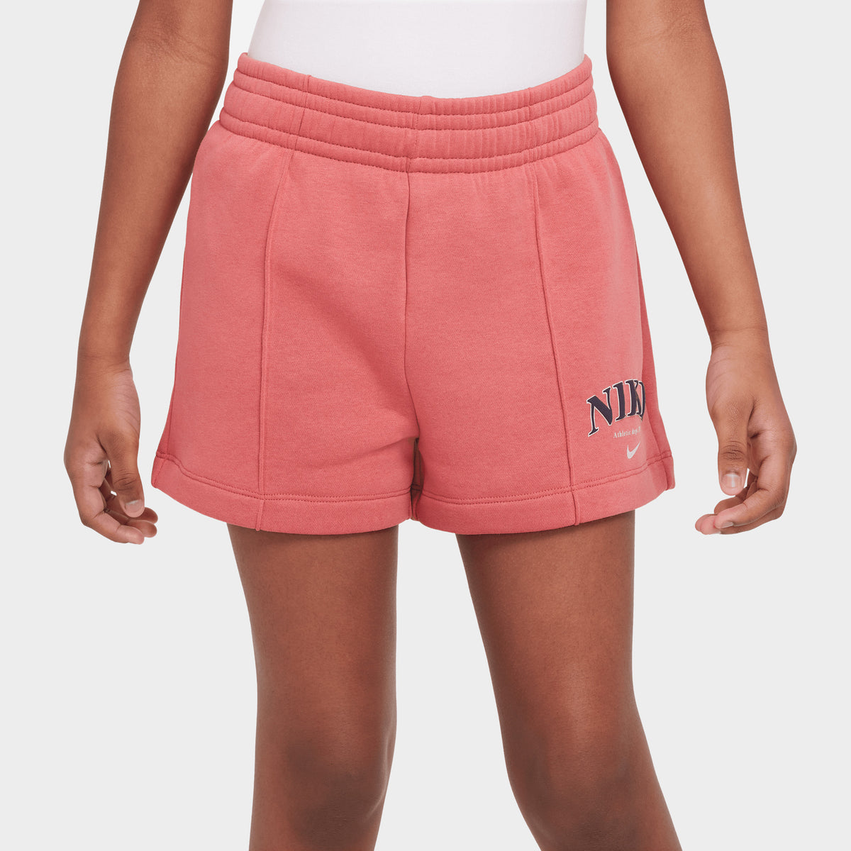 Pink cotton nike shorts sales
