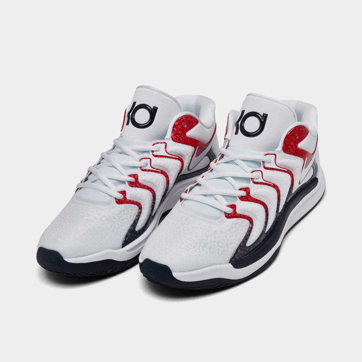 Nike KD17 White / Obsidian - University Red | JD Sports