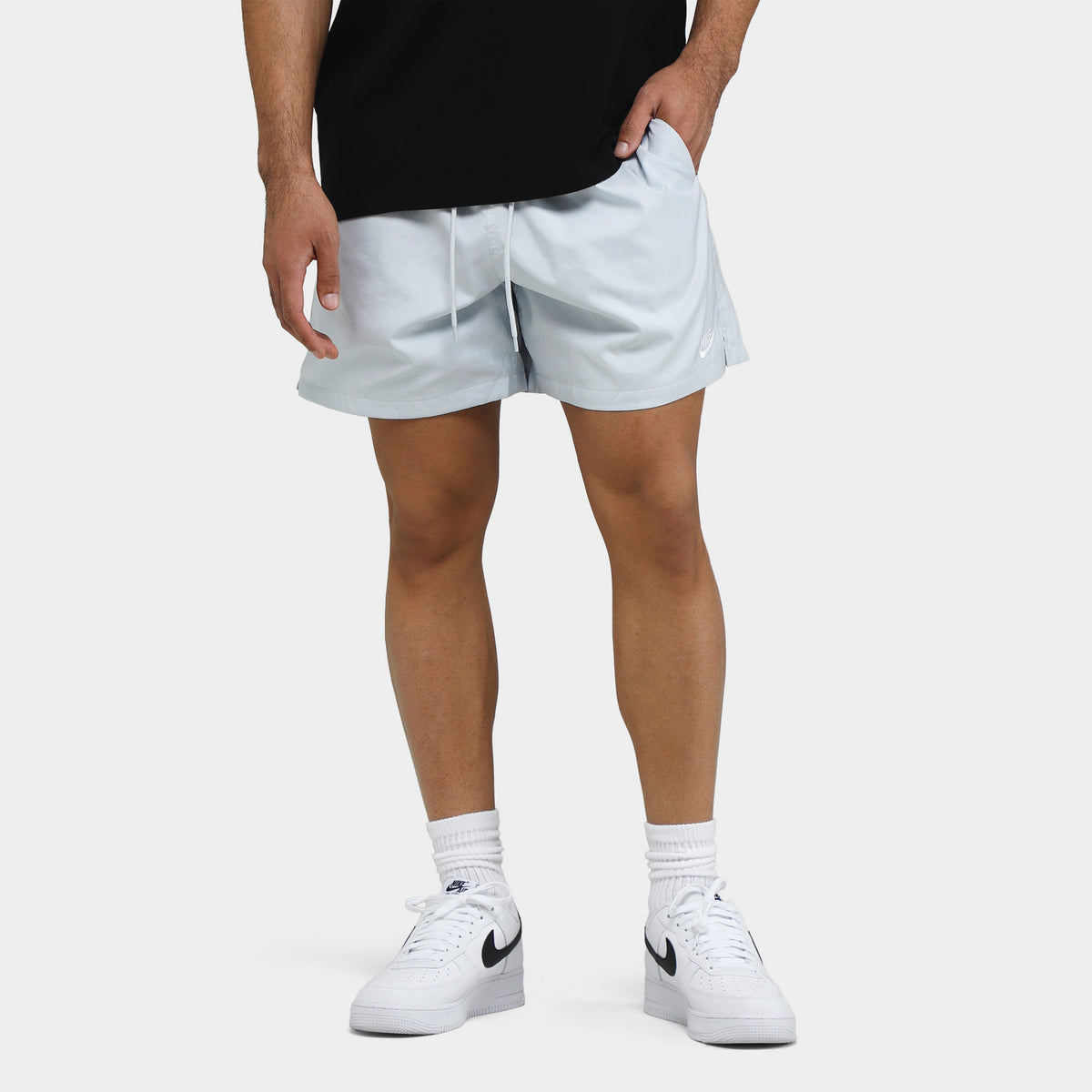 Nike Sportswear Club Flow Shorts Pure Platinum / White
