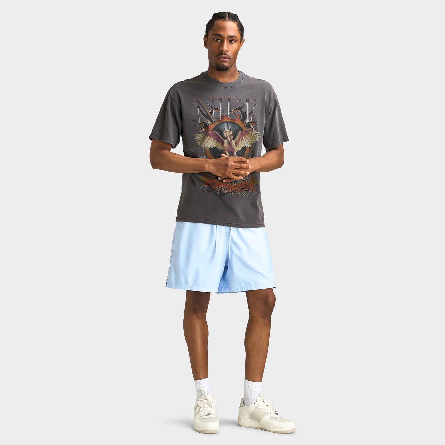 Nike Club Flow Short bleu hydrogène/blanc