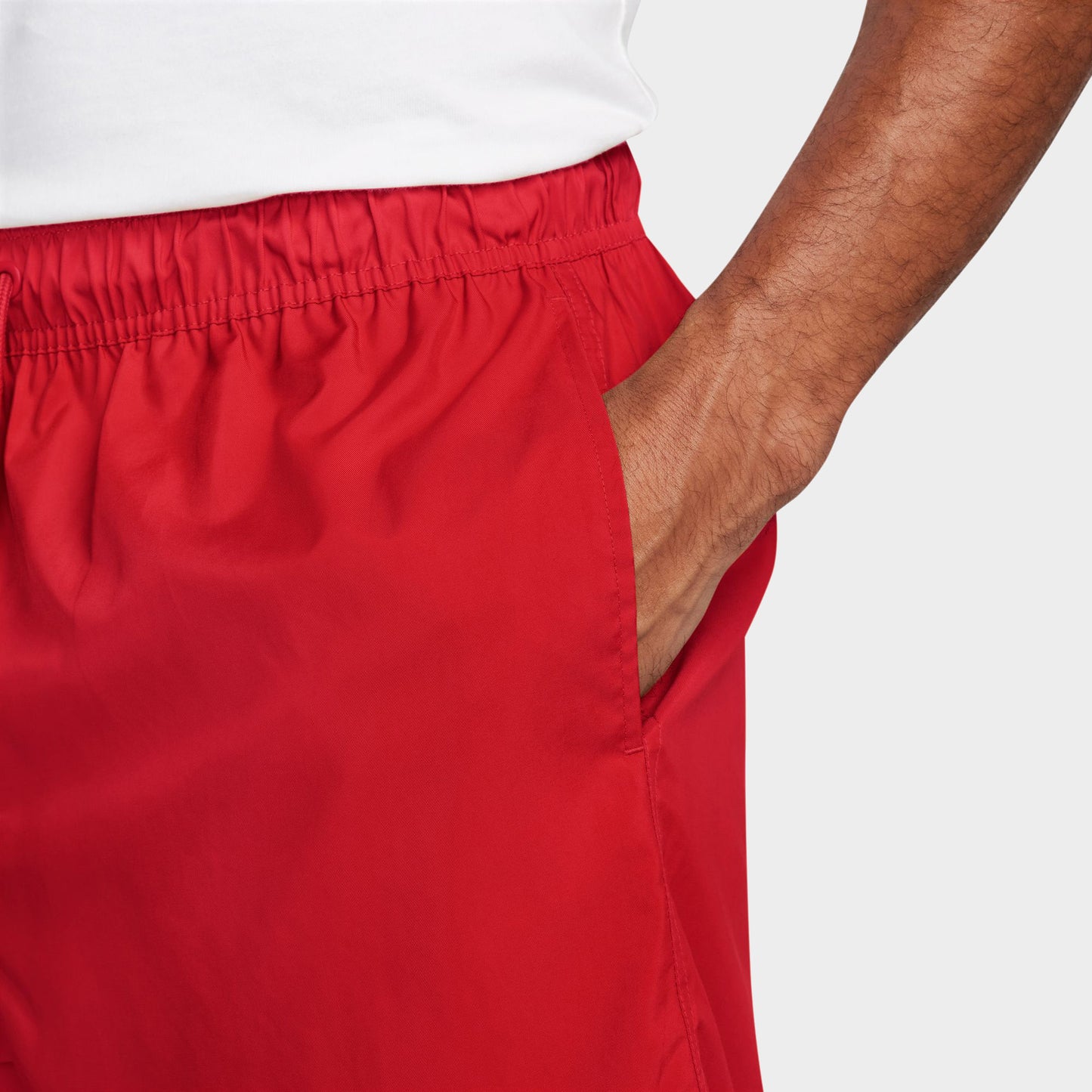 Nike Club Flow Short Rouge Université / Blanc