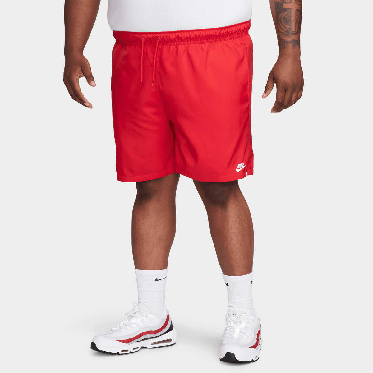 Nike Sportswear Club Flow Shorts University Red White