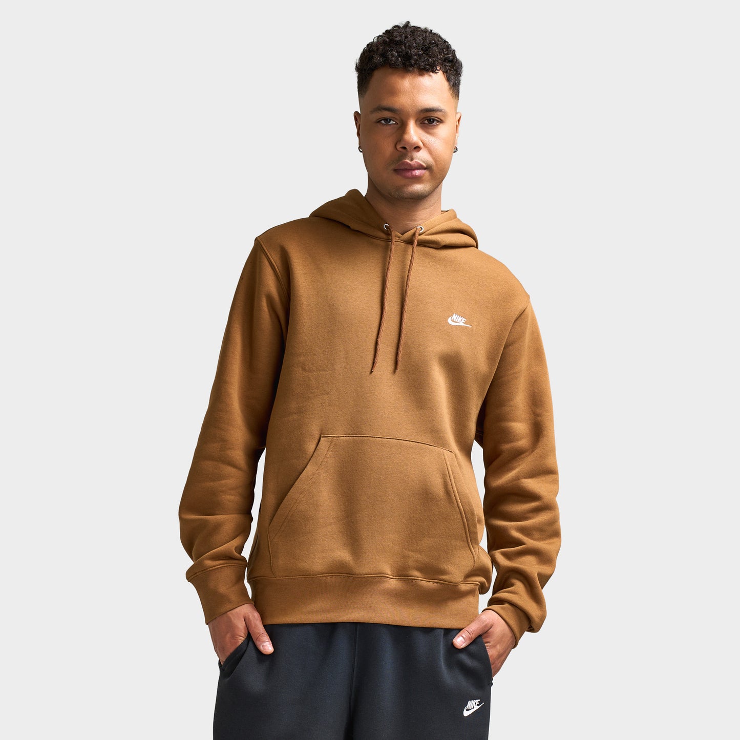 Nike Club Polaire Chandail à capuche / Brun Ale