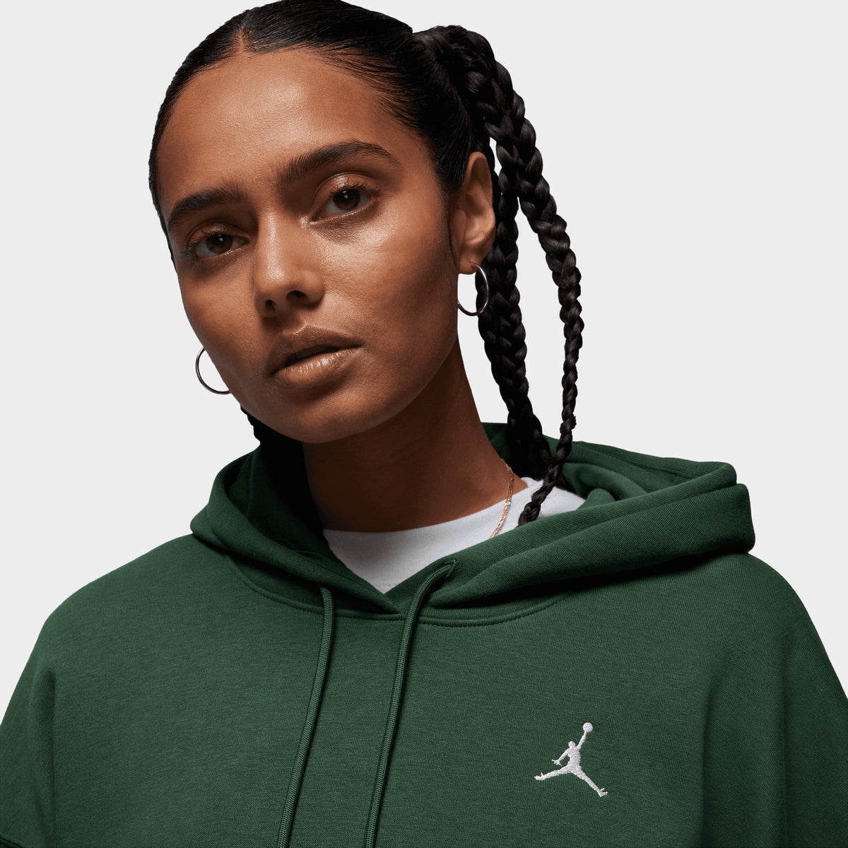 Jordan Women s Brooklyn Fleece Hoodie Galactic Jade JD Sports