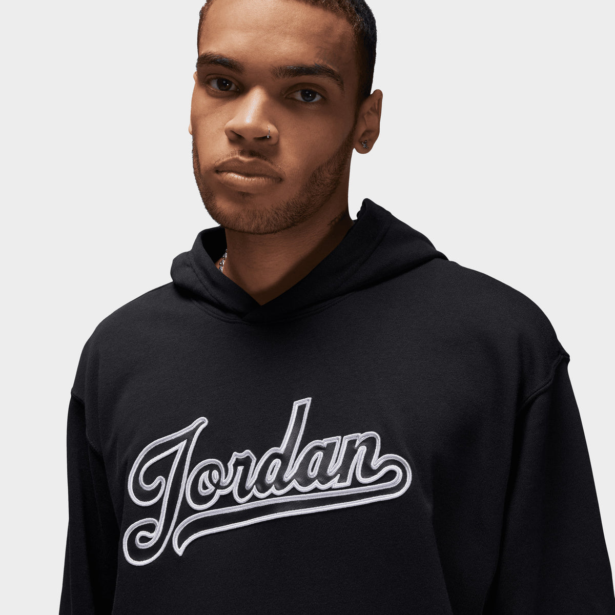 Jordan Flight MVP Fleece Pullover Hoodie Black JD Sports