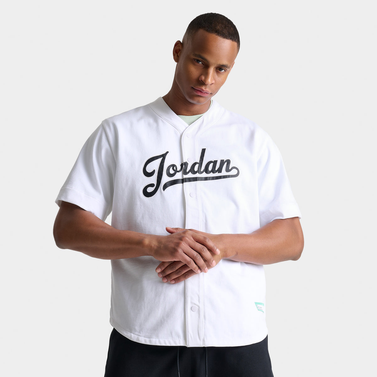 Jordan Flight MVP Baseball Shirt White Black JD Sports