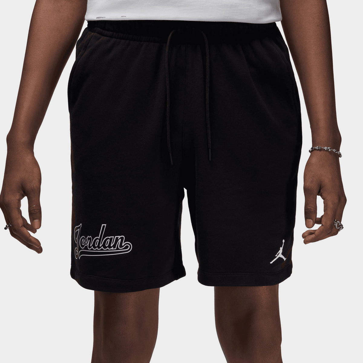 Jordan Flight MVP Fleece Shorts Black White JD Sports