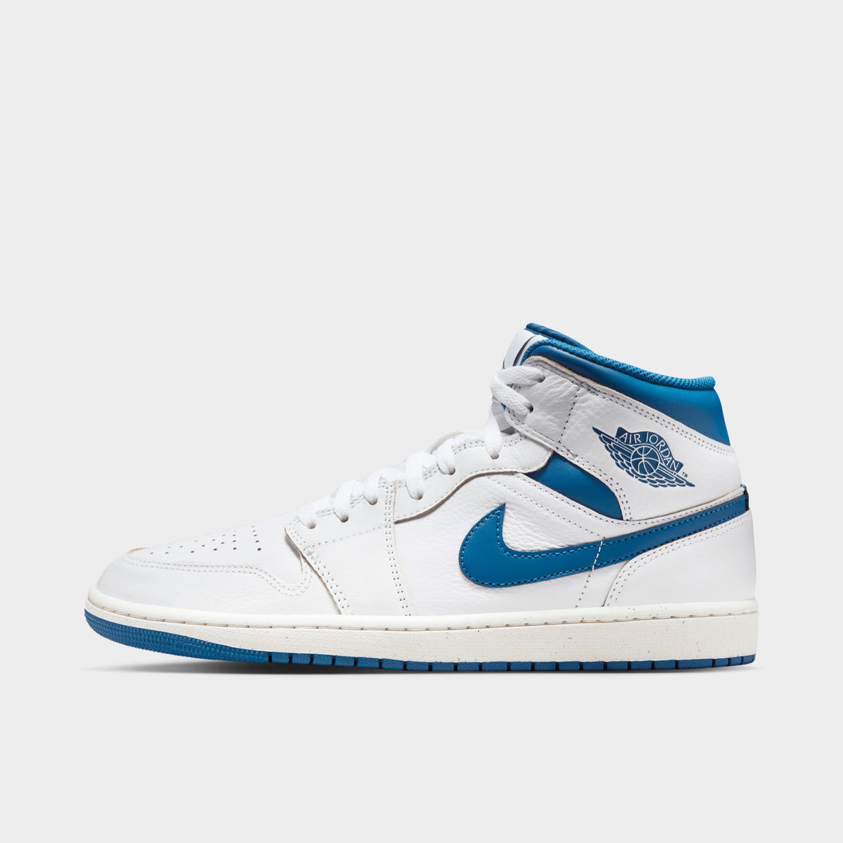 Jordan 1 Mid SE White Industrial Blue Sail