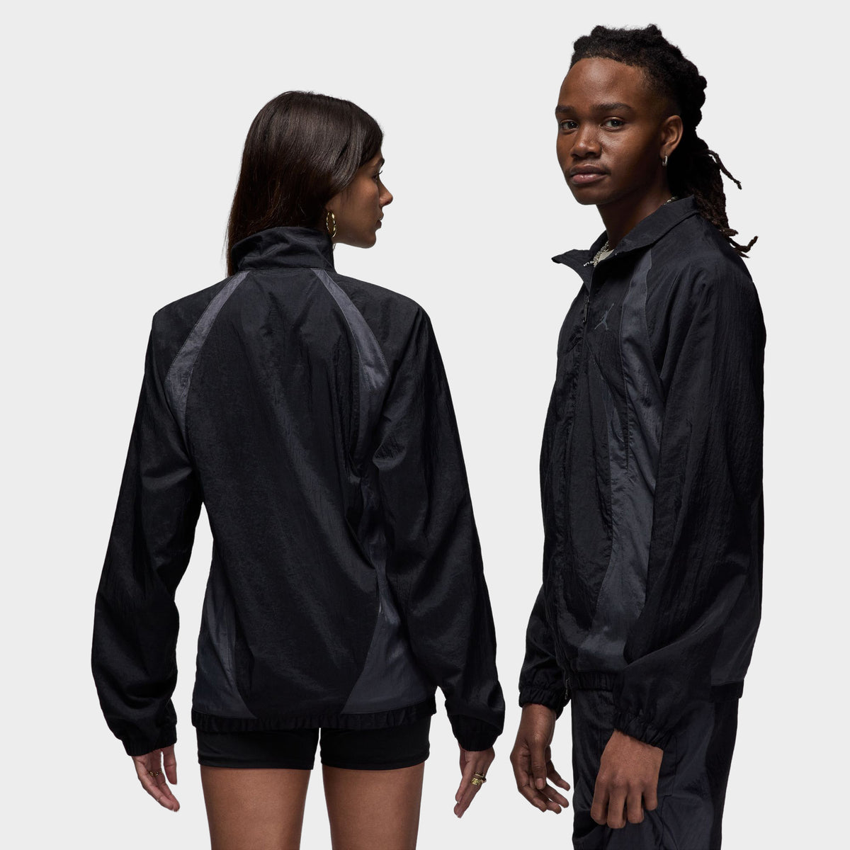 Black warm up jacket shop