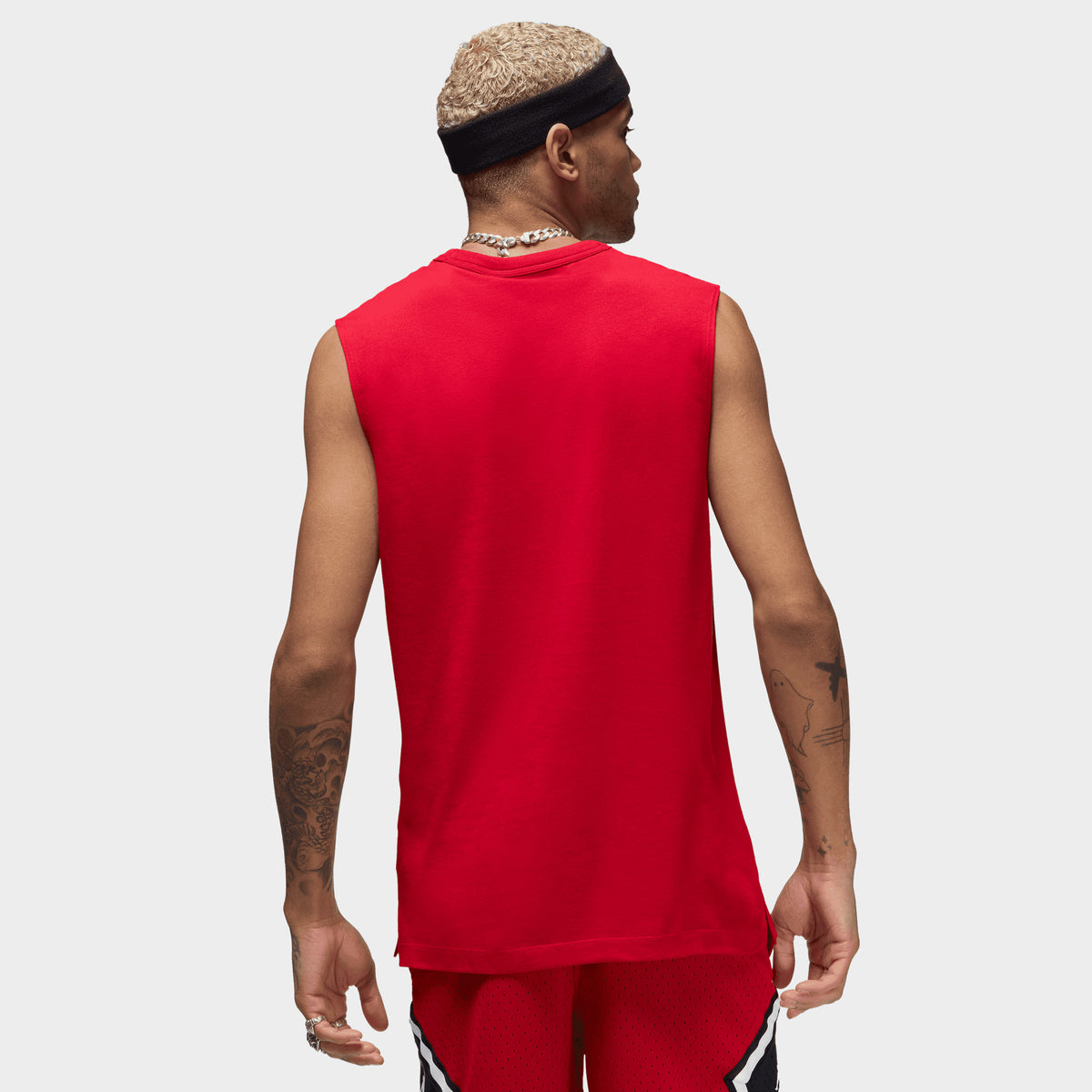 Jordan Sport Dri FIT Sleeveless T shirt Gym Red Black JD Sports