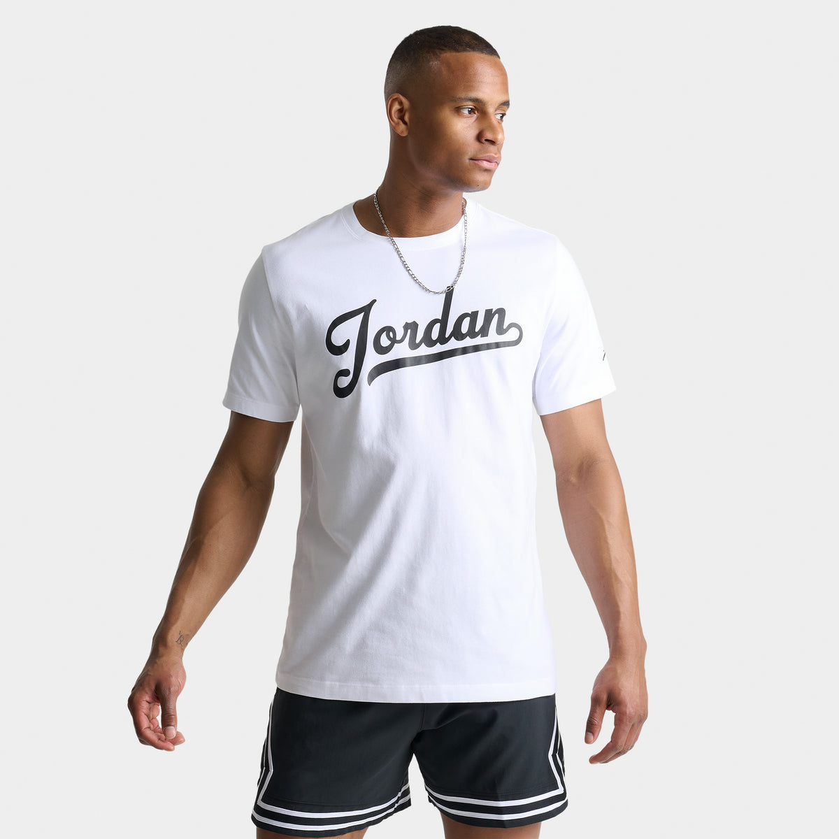 Jordan Flight MVP T Shirt White Black JD Sports