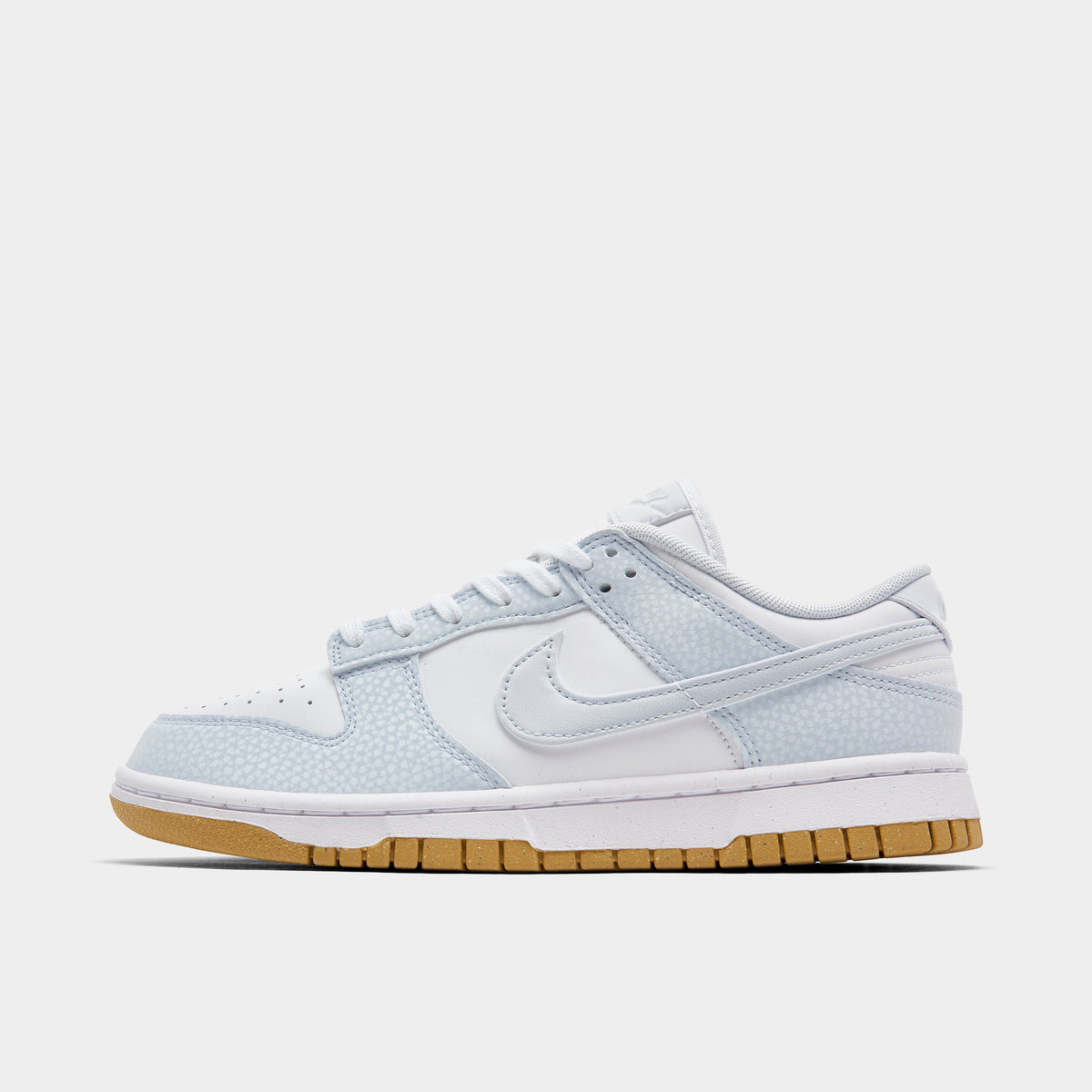 Nike Womens' Dunk Low Premium White / Football Grey - Gum Light