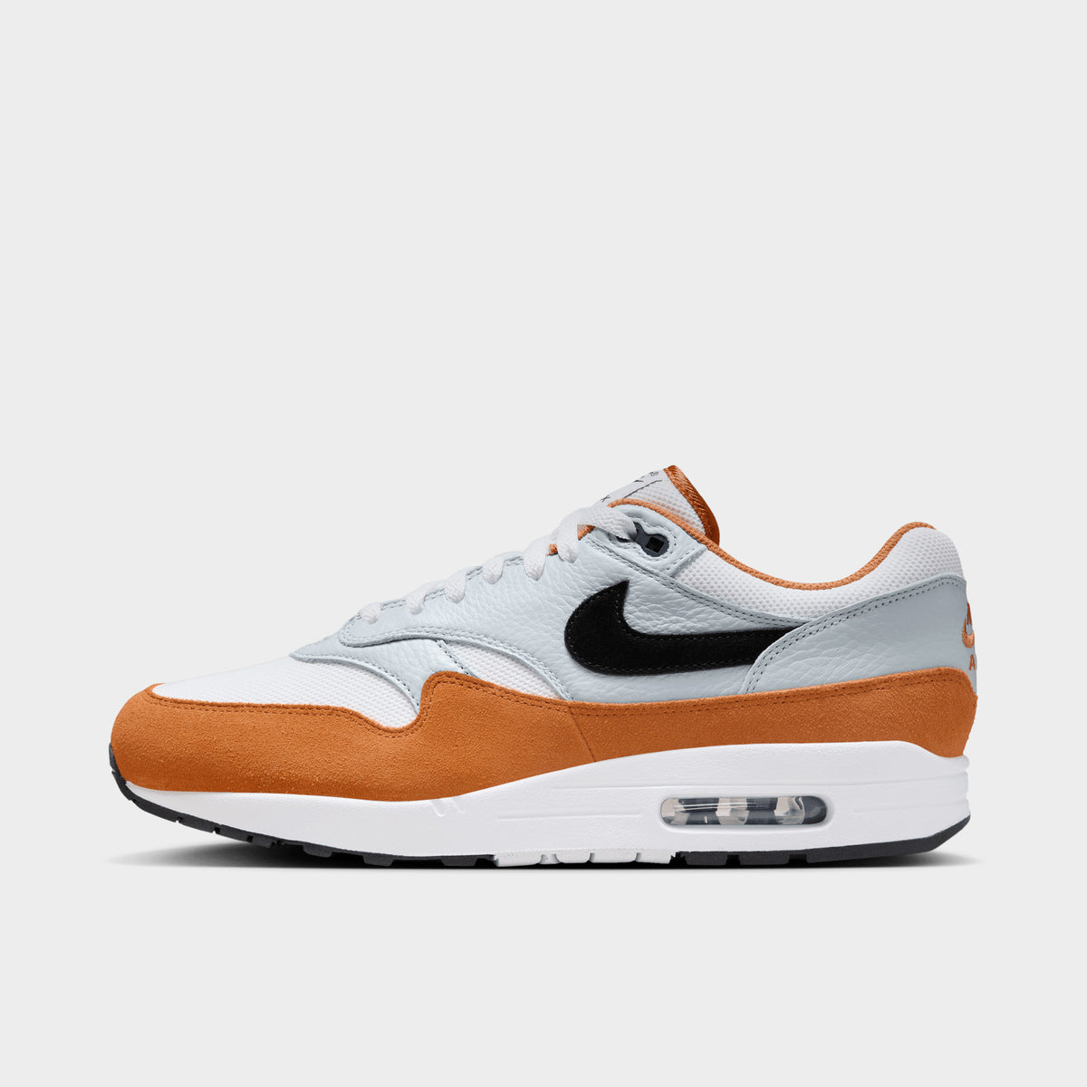Black white nike air max 1 outlet