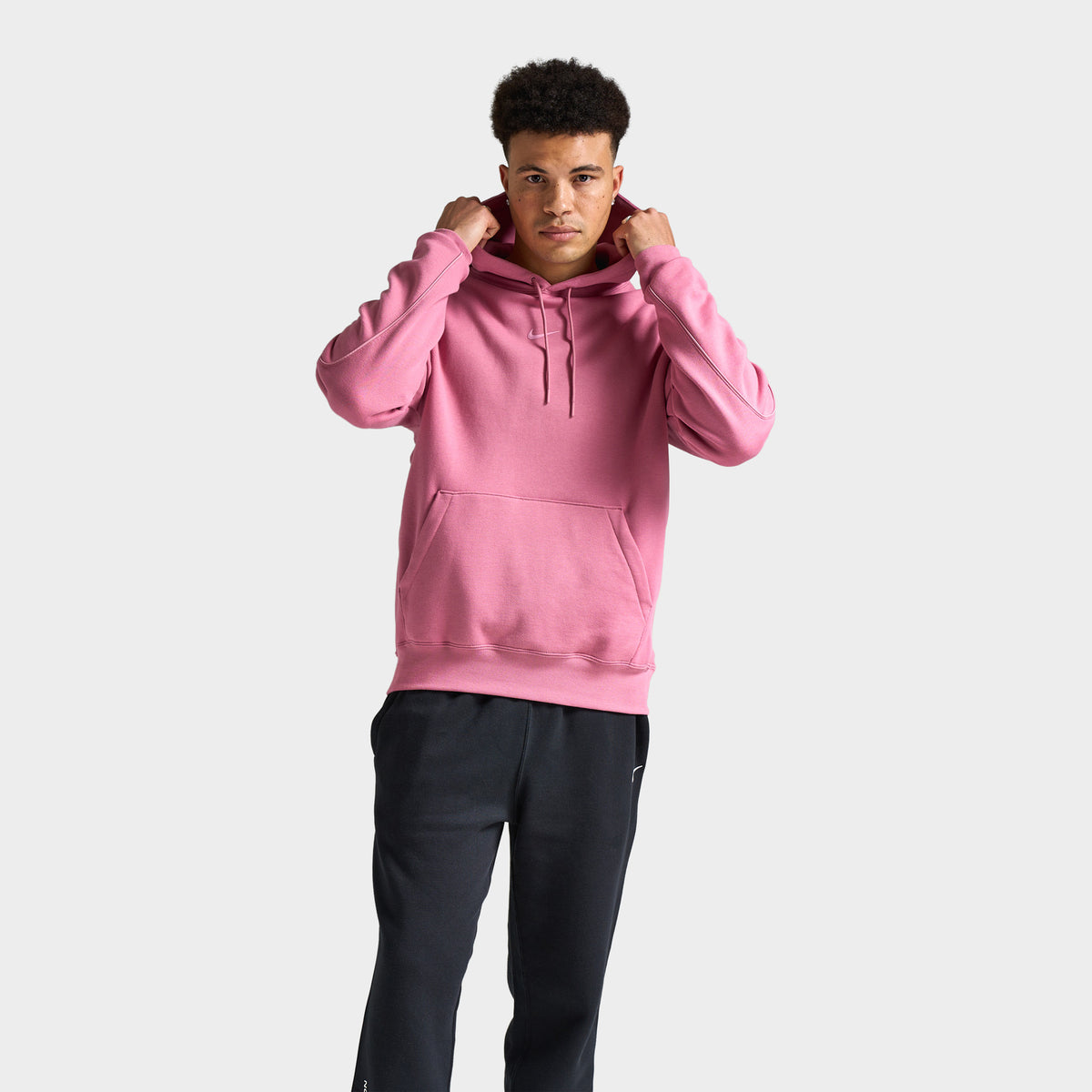 Nike NOCTA Fleece CS Pullover Hoodie Desert Berry Elemental Pink JD Sports