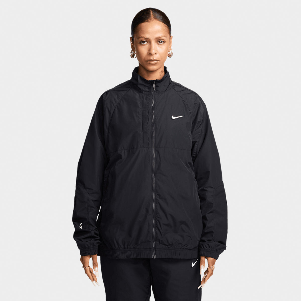 Gray black and white nike windbreaker new arrivals