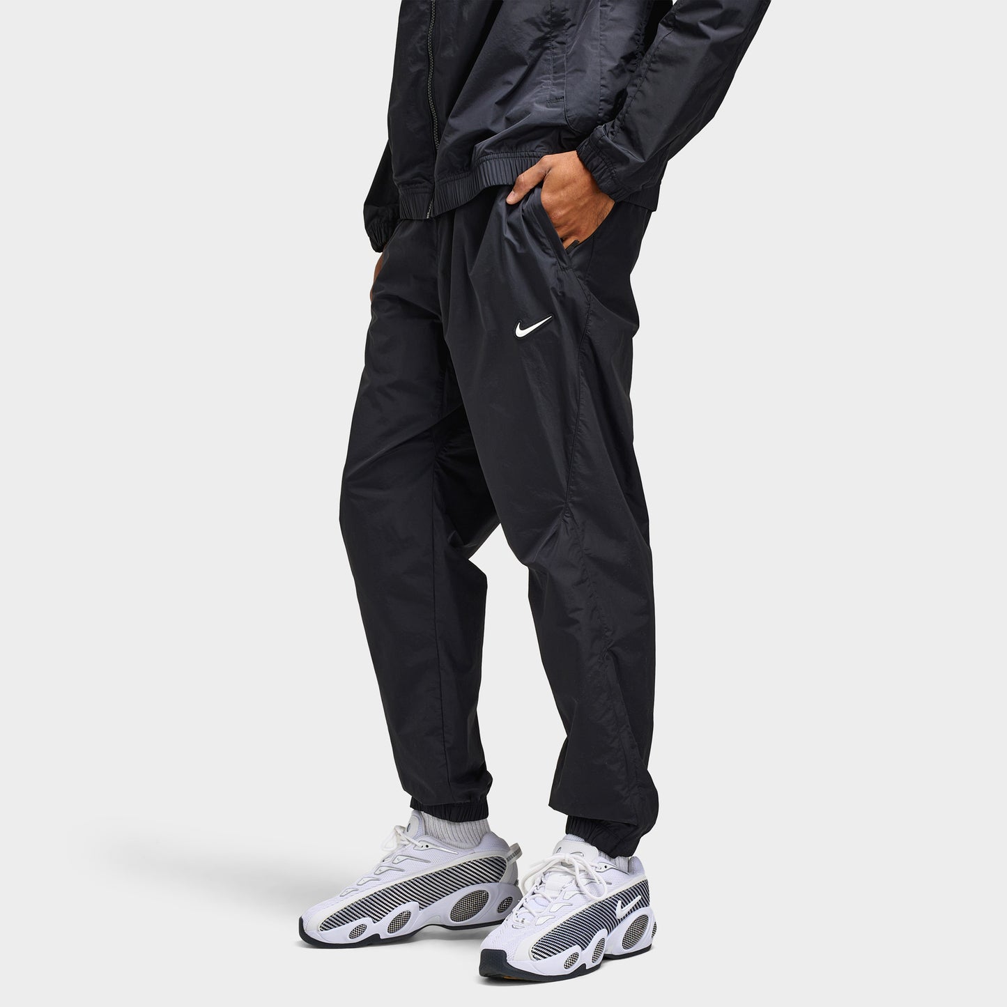 Nike Nocta Cardinal Woven Track Pants Black / White