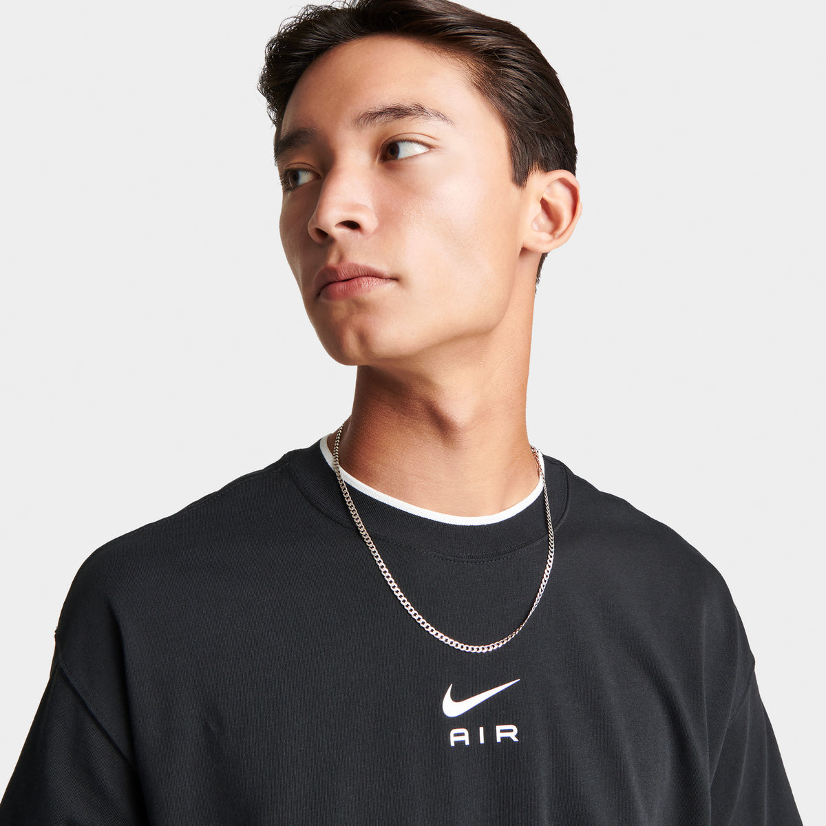 Black nike air t shirt deals