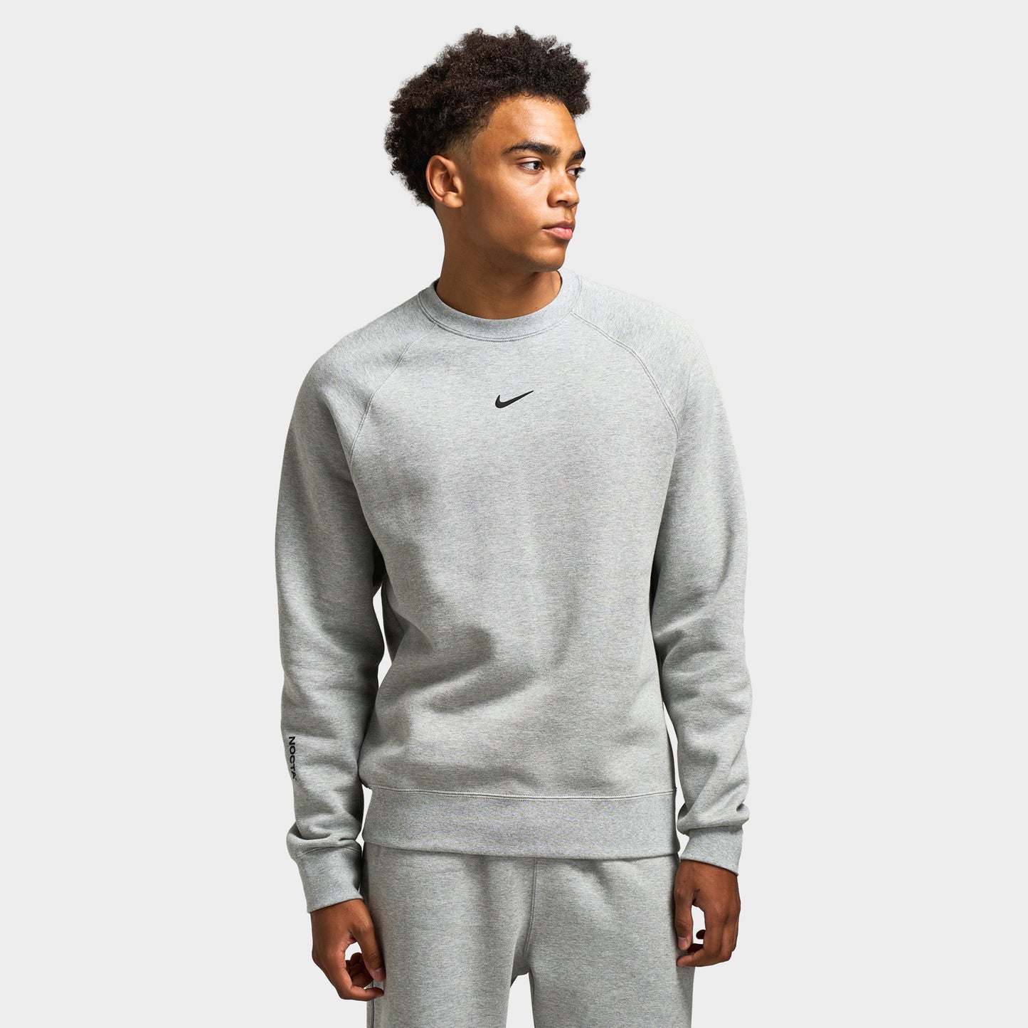 Nike NOCTA Fleece CS Crewneck Dark Grey Heather / Black