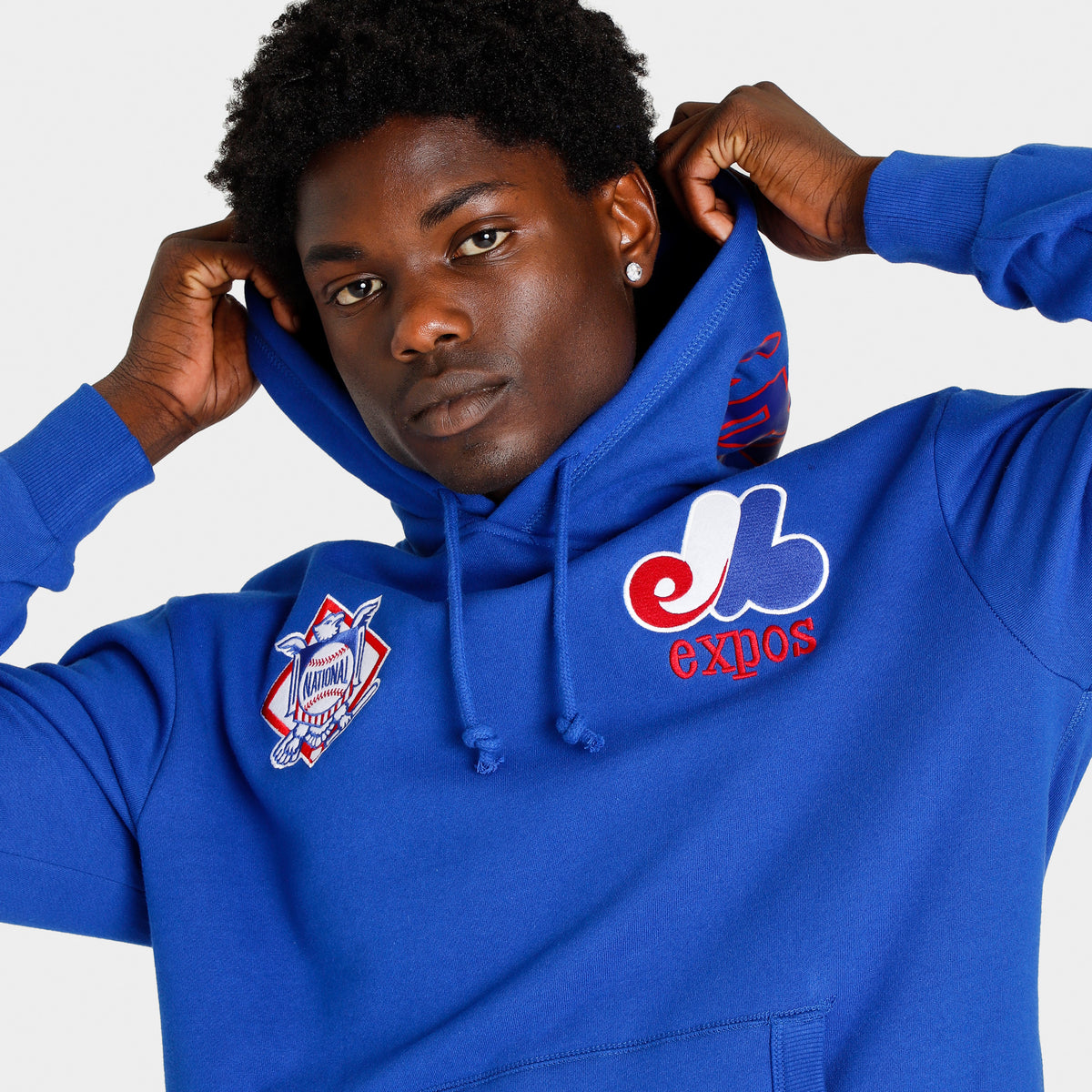 Mitchell & Ness Expos City Collection Pullover Hoodie / Royal Blue