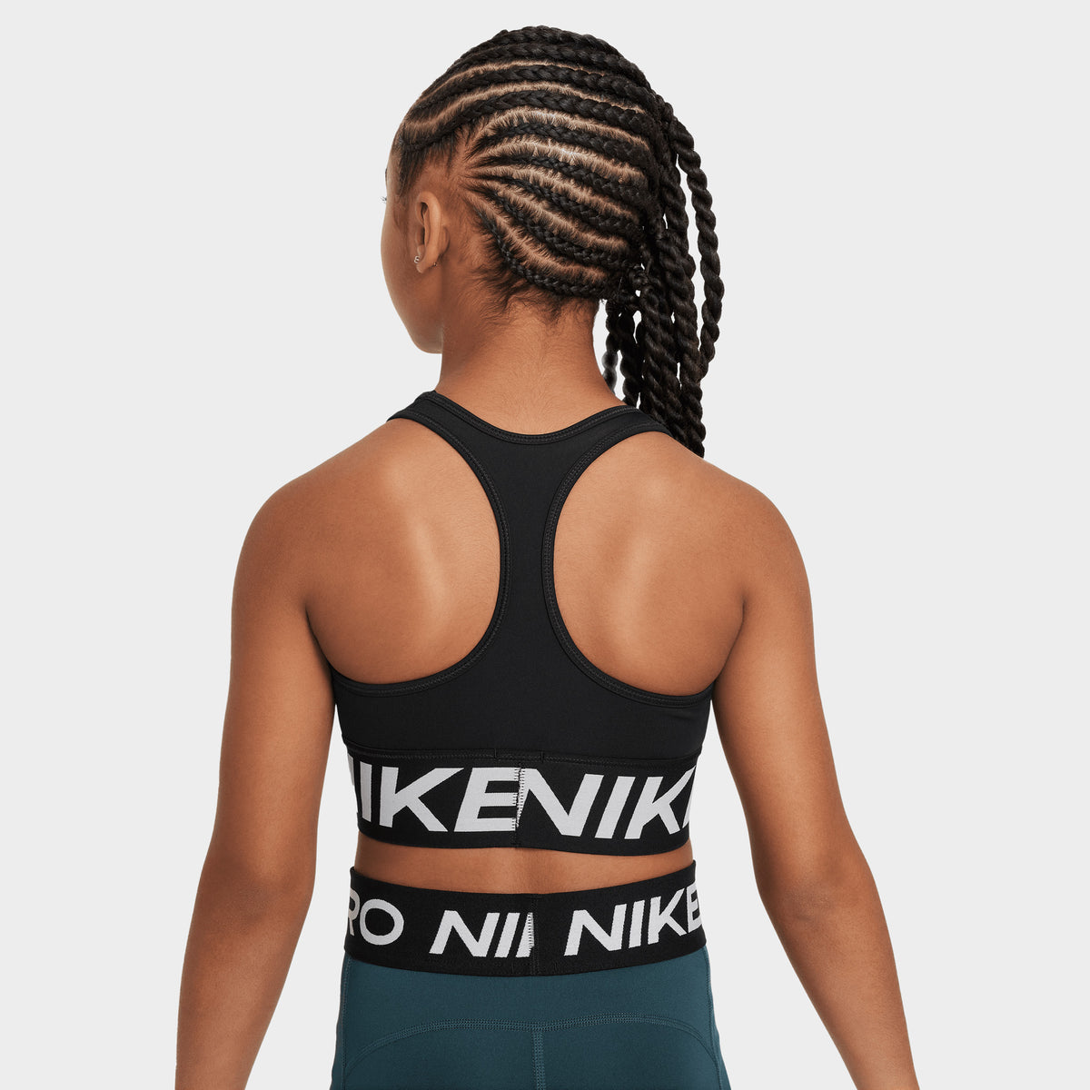 Black nike pro sports bra top
