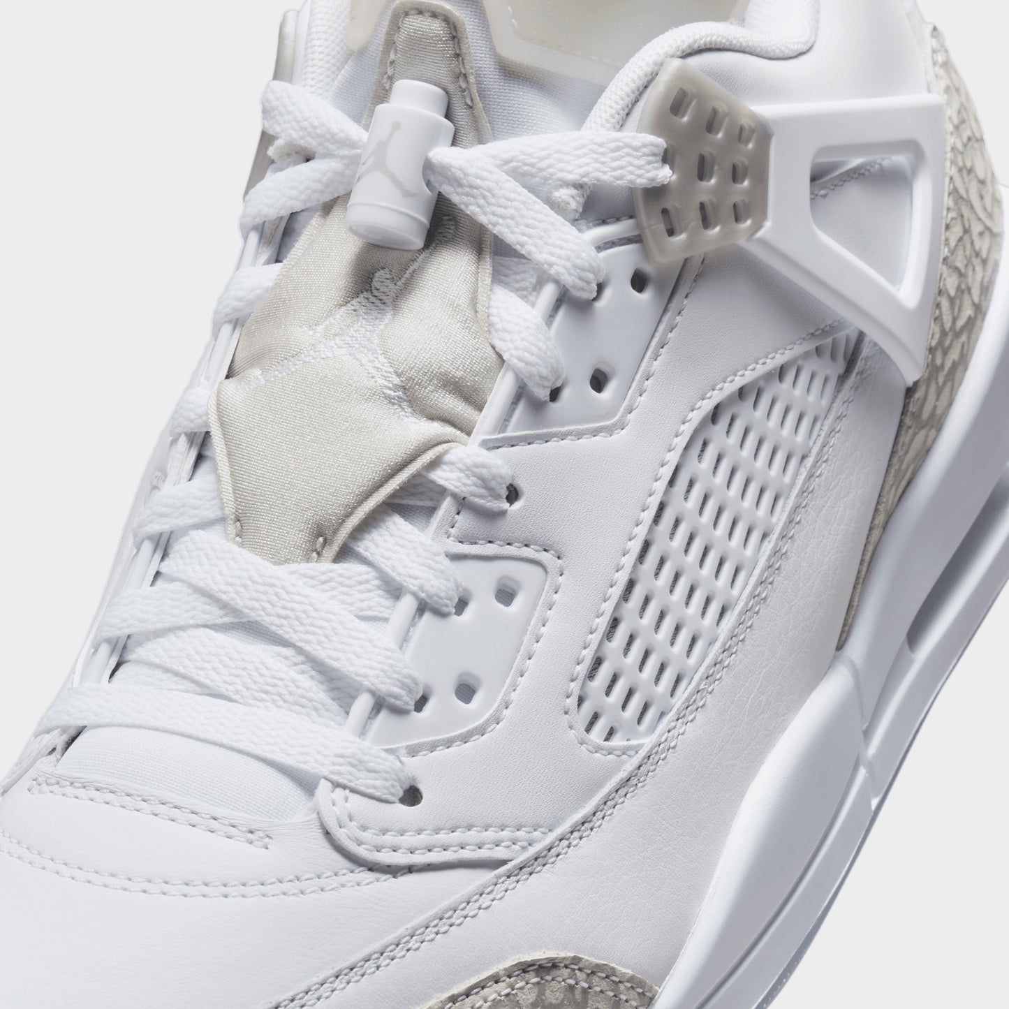 Jordan Spizike Low Blanc / Gris Neutre - Argent Métallique