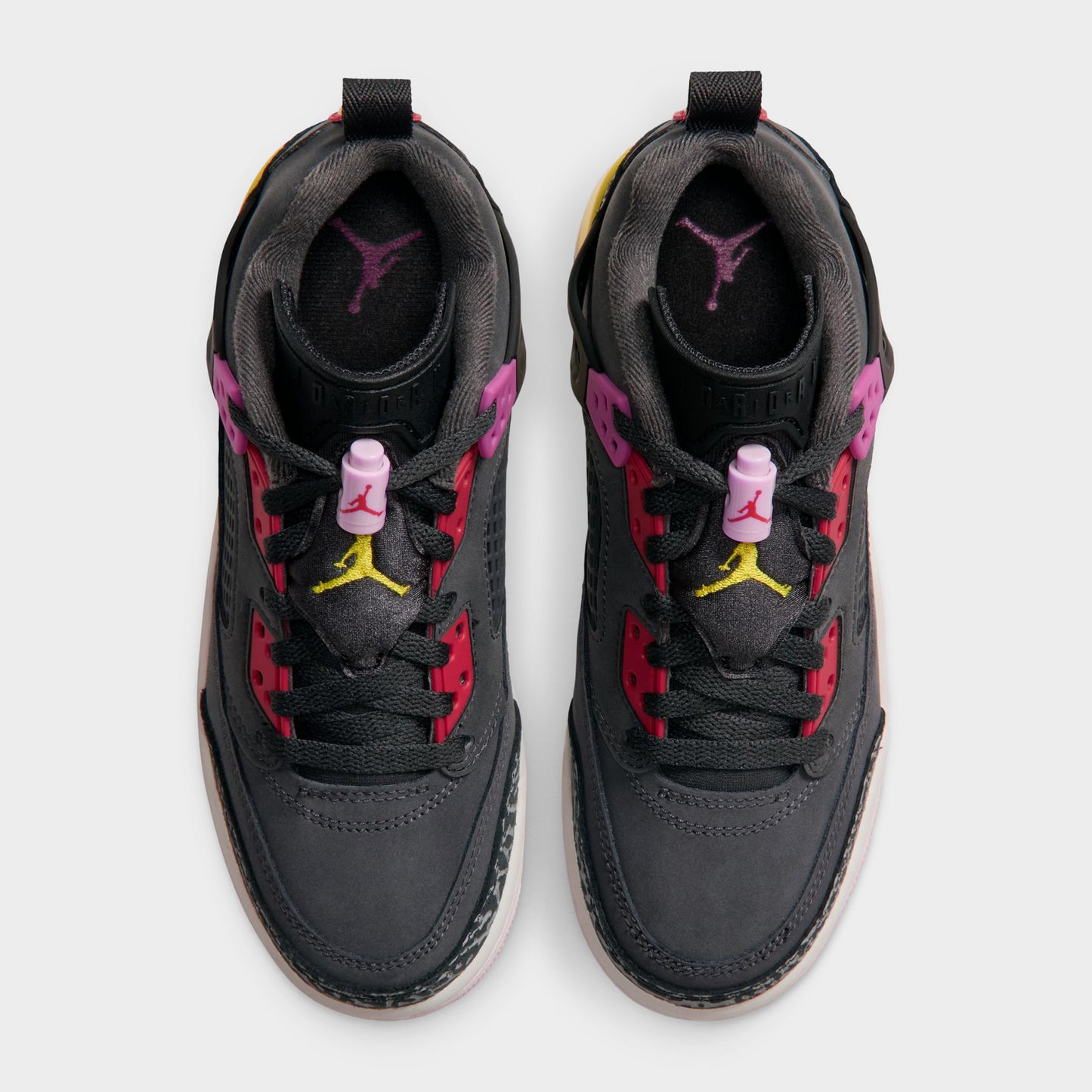 Jordan Spizike Low GS Anthracite / Rouge Université - Noir