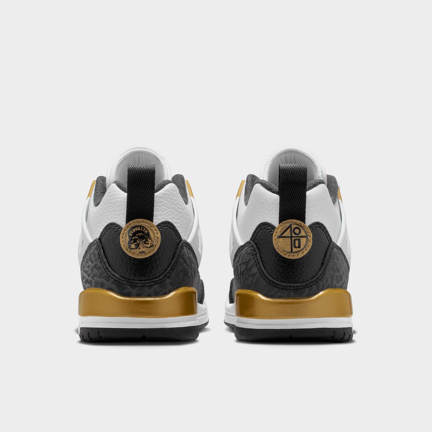 Jordan Spizike Low GS Blanc / Noir - Or métallique