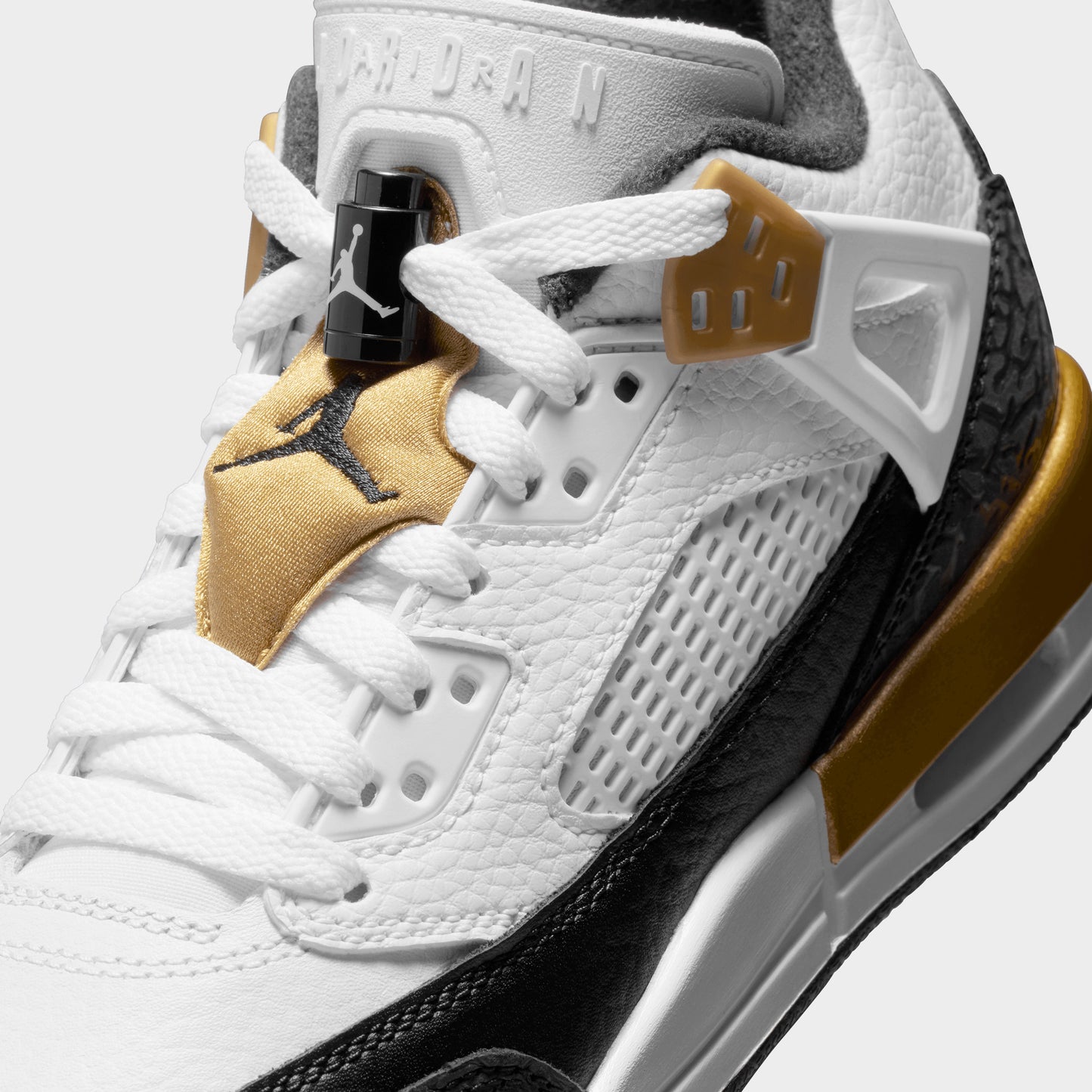 Jordan Spizike Low GS Blanc / Noir - Or métallique