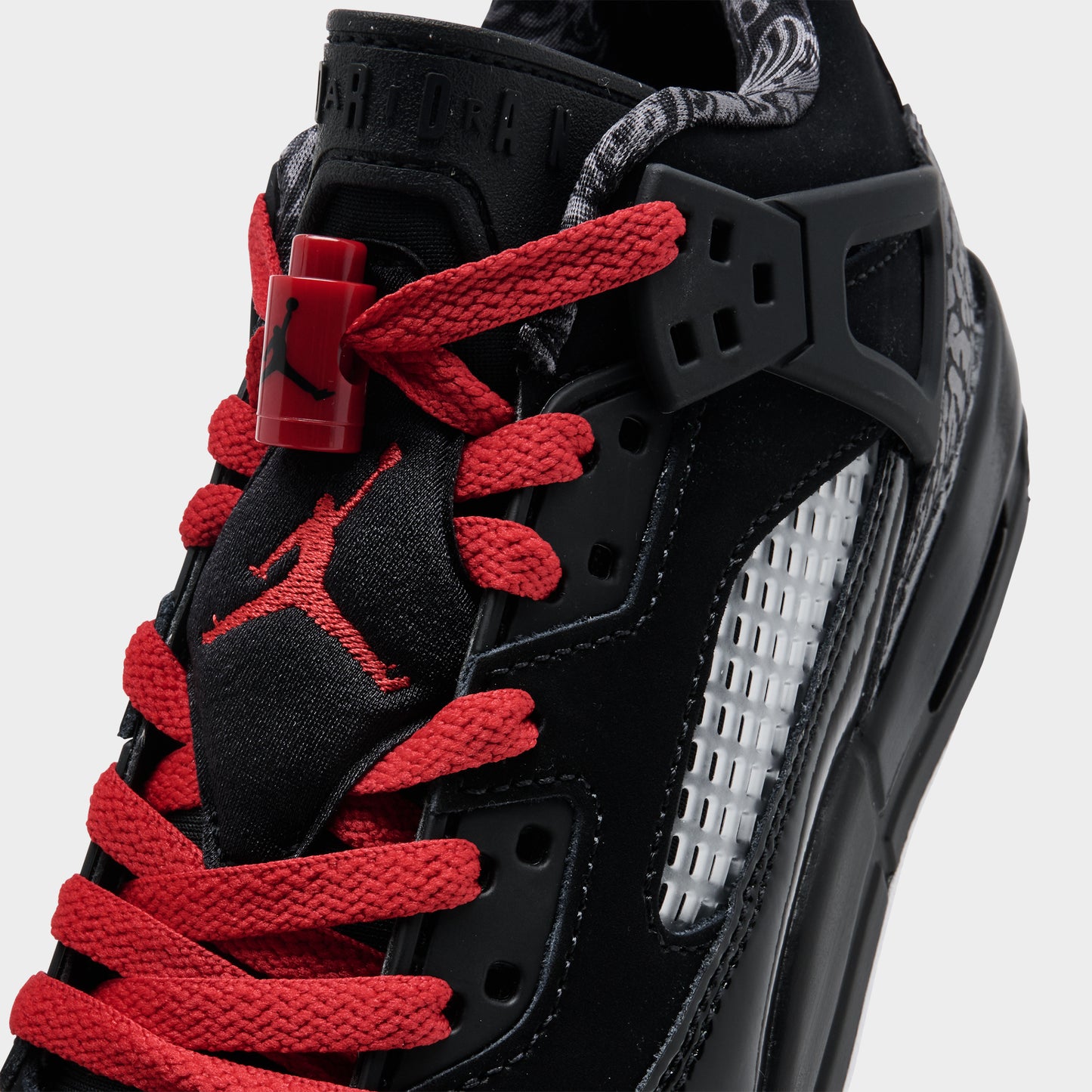 Jordan Spizike Low GS Black / Varsity Red - Classic Green