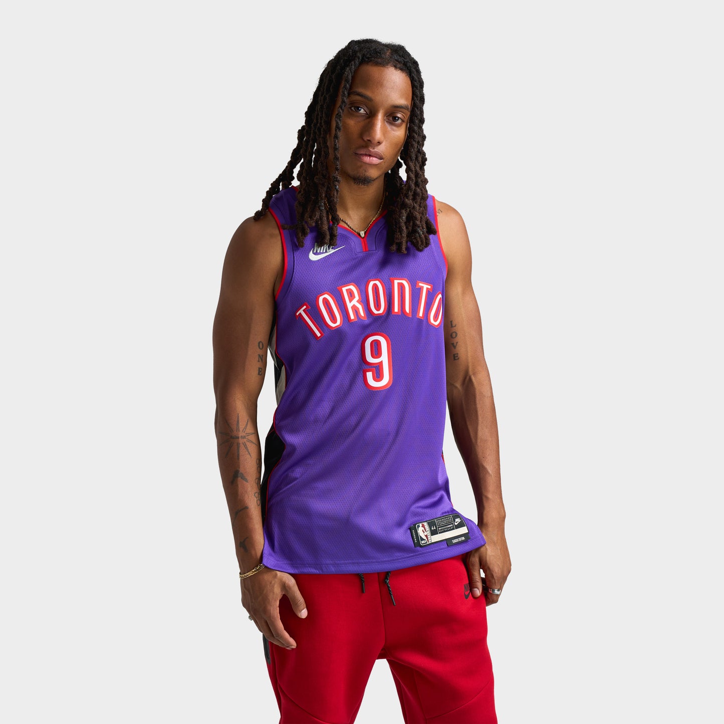 Nike Toronto Raptors RJ Barrett HWC Maillot Swingman / Field Mauve