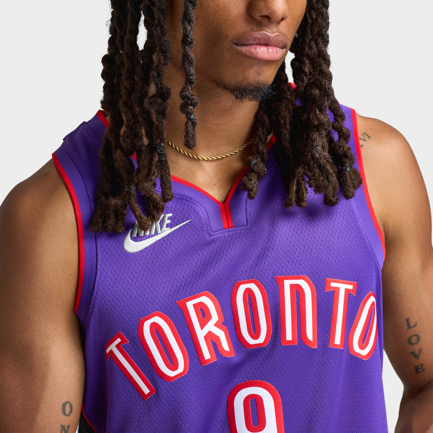 Nike Toronto Raptors RJ Barrett HWC Maillot Swingman / Field Mauve