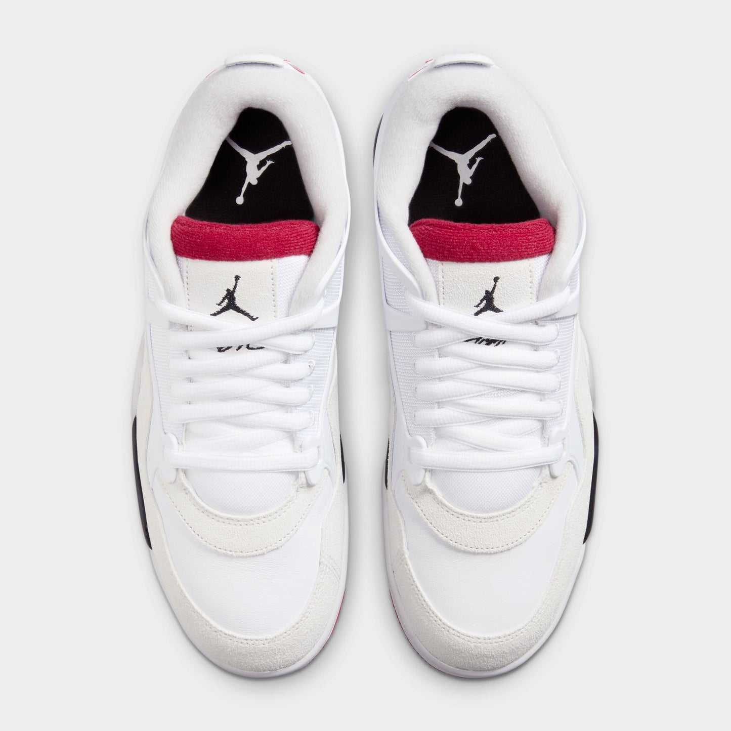 Jordan 4 RM Blanc / Rouge Varsity - Noir