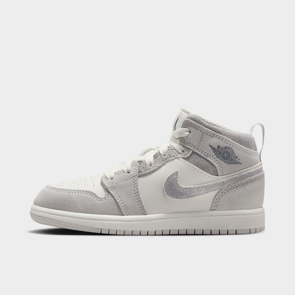 Air jordan 1 mid light smoke grey top
