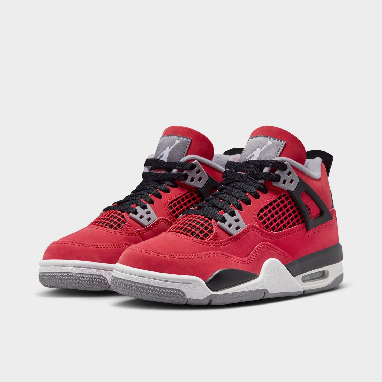 Jordan 4 Retro GS Fire Red / White - Black