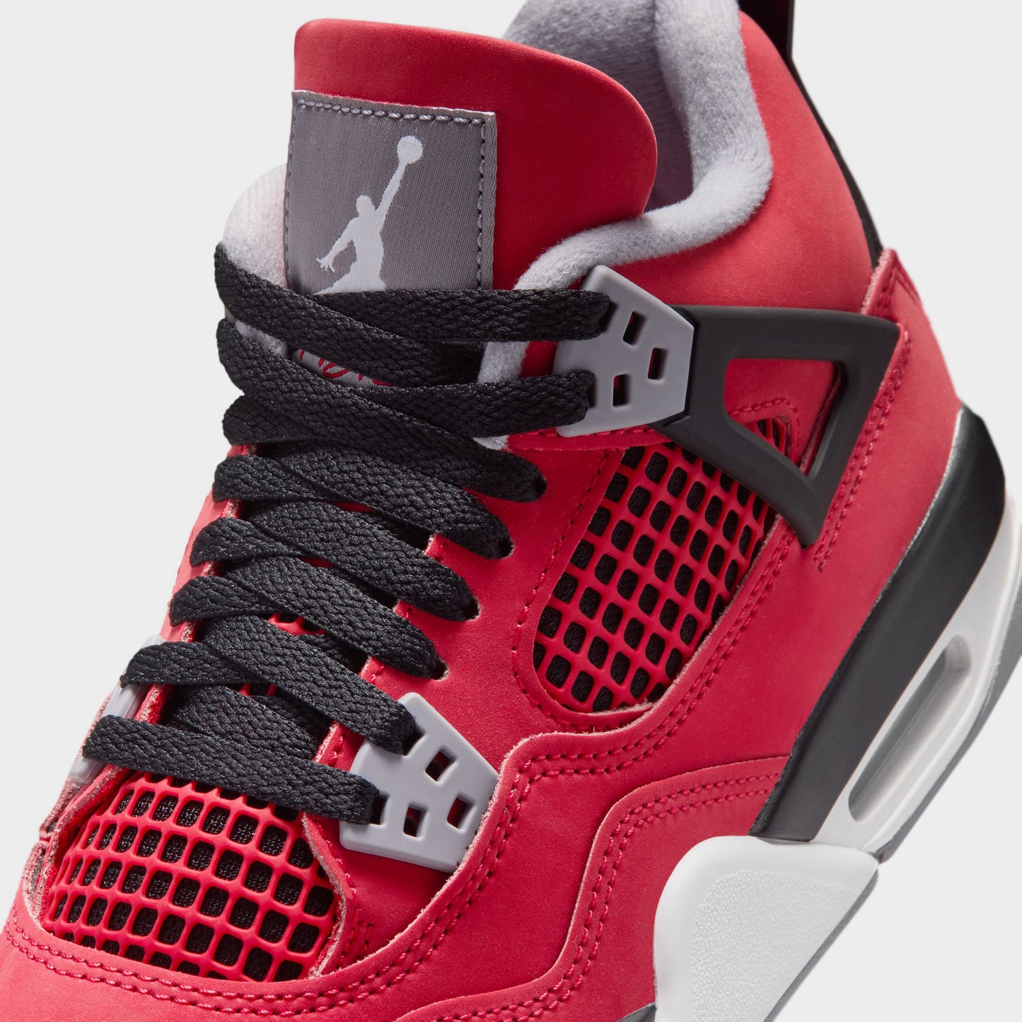 Jordan 4 Retro GS Fire Red / White - Black