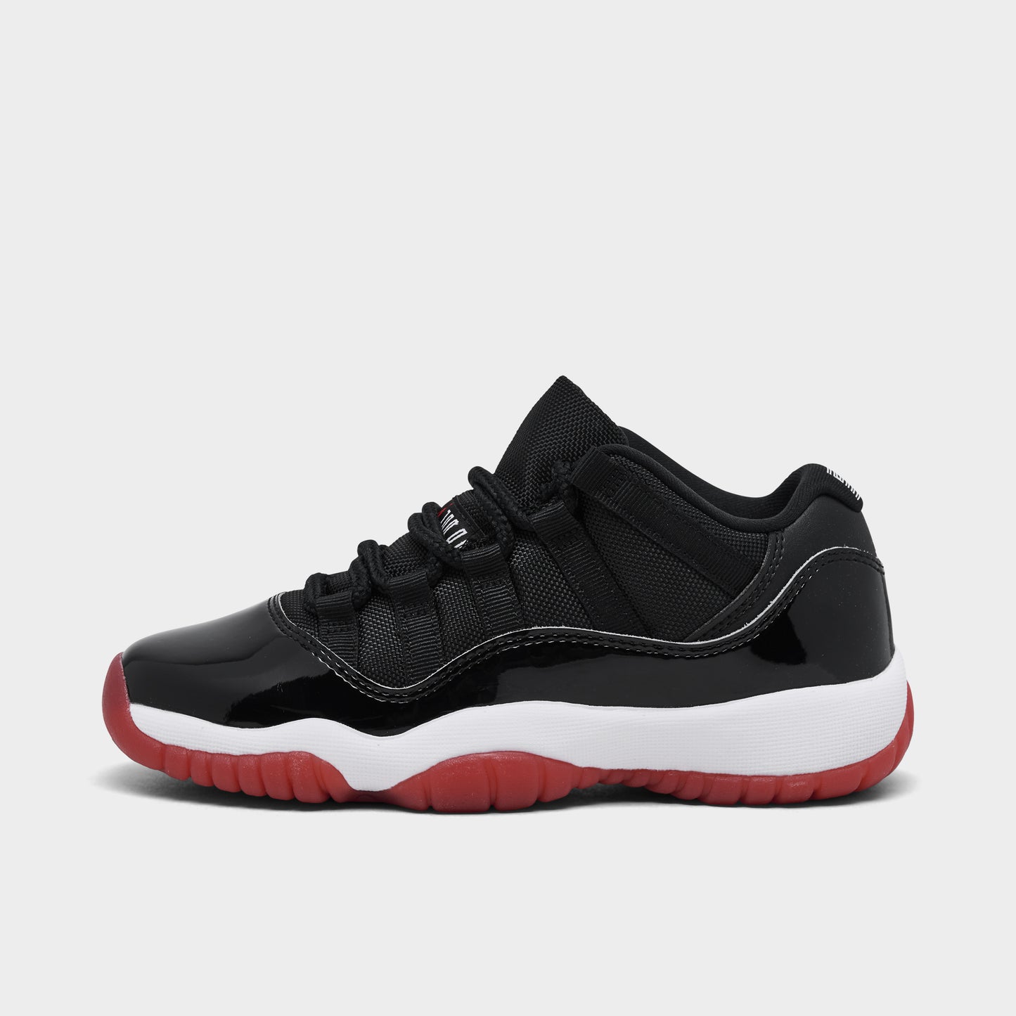 Jordan 11 Retro Low GS Black / Varsity Red - White