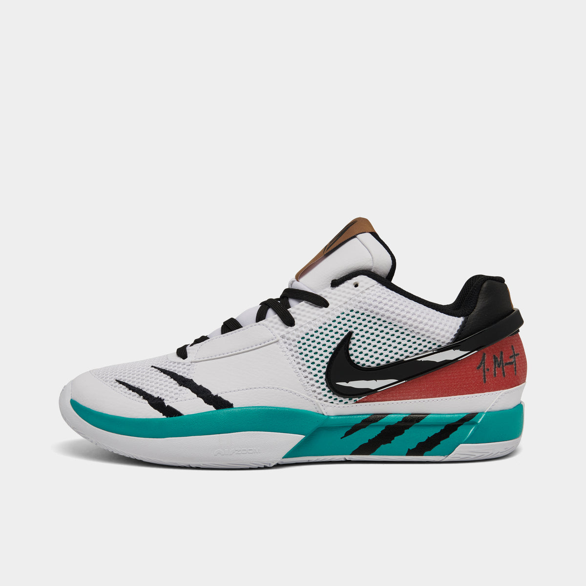 Nike Ja 1 Scratch White Black Turbo Green JD Sports