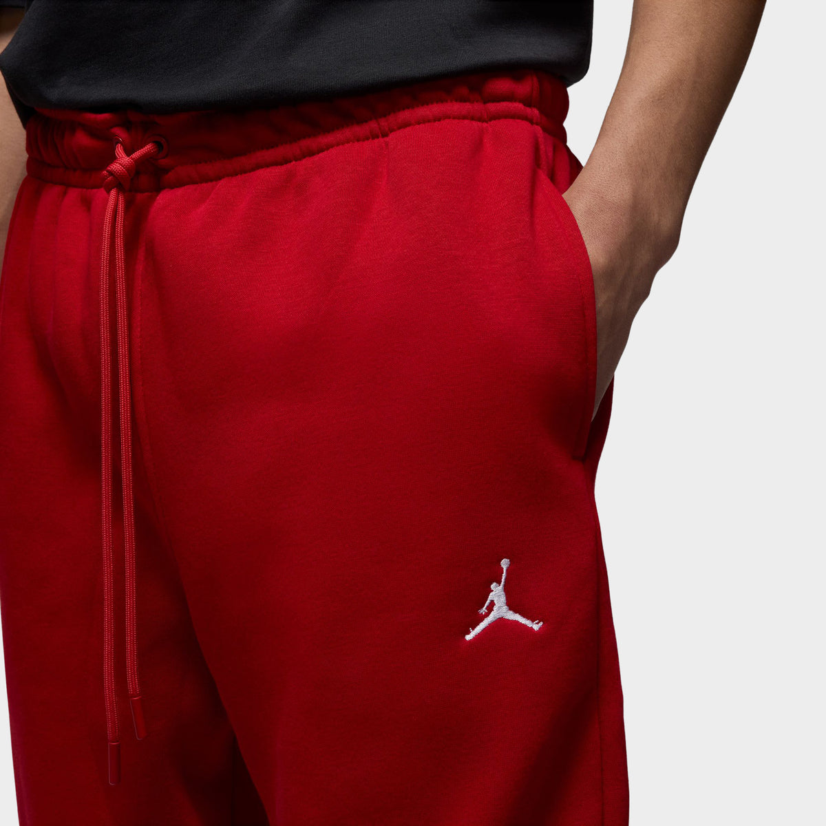 White and red jordan sweatpants top