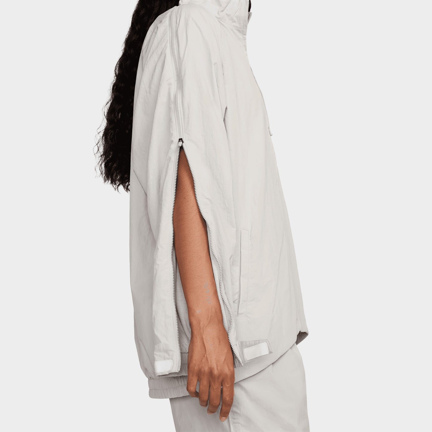 Nike Sportswear Femme Repel Zip Jacket Lt Iron Ore / Blanc