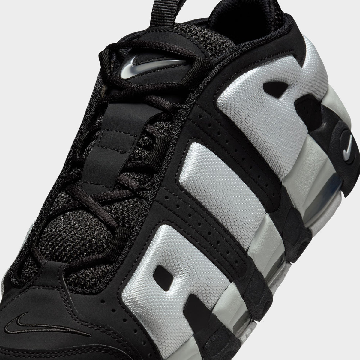 Nike Air More Uptempo Low Black Photon Dust Metallic Silver JD Sports