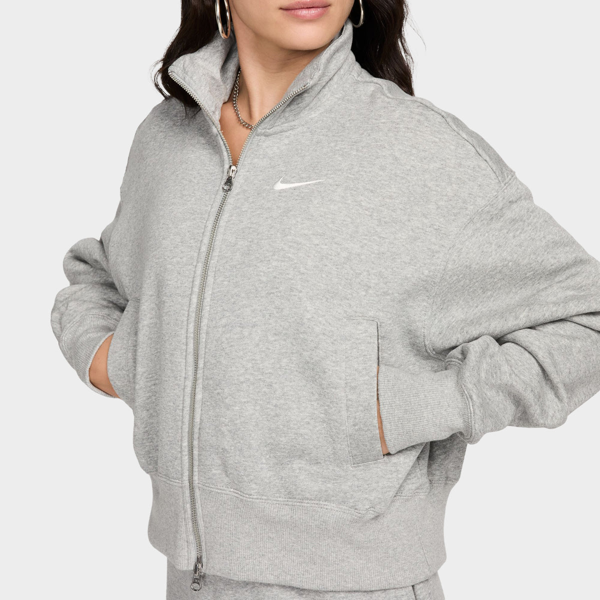 Nike black oversized track jacket shop