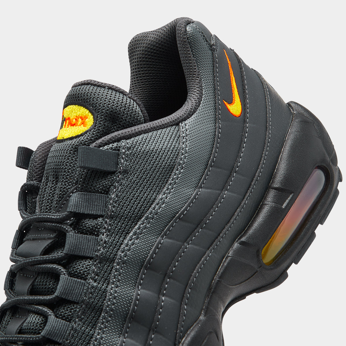 Gray and yellow air max 95 deals