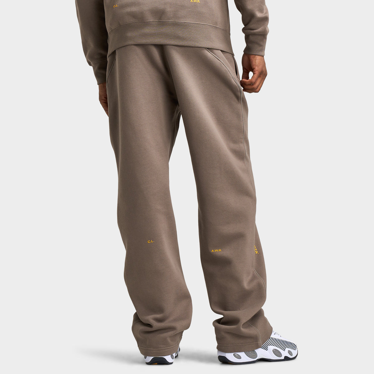Nike Nocta Fleece CS Open-Hem Tracksuit Bottoms / Olive Grey
