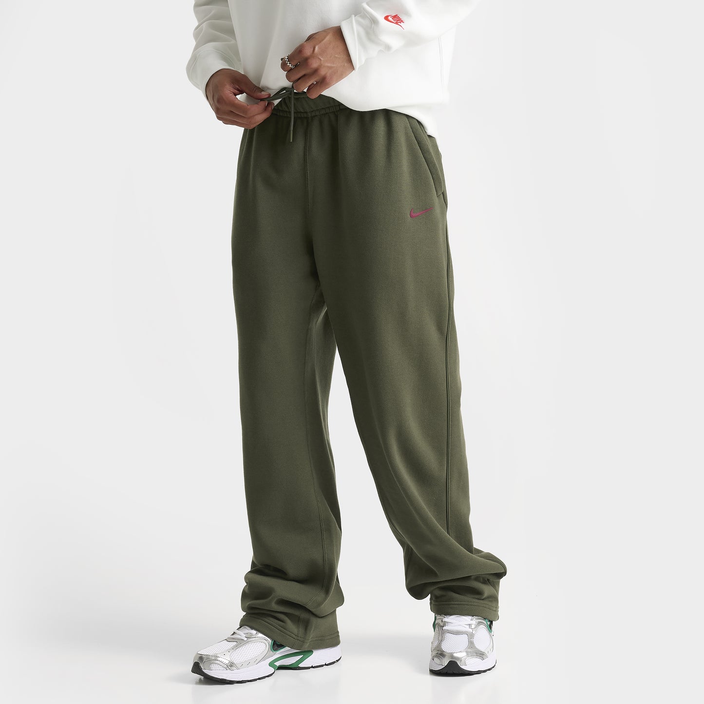 Nike NOCTA NRG CS Cardinal Pantalon en molleton Cargo Kaki / Rouge Équipe