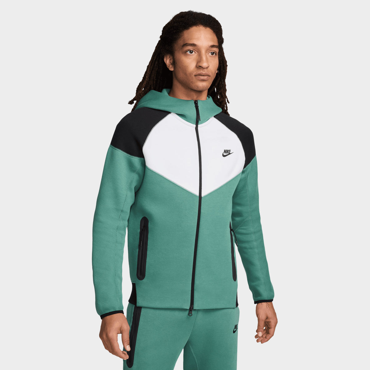 Nike Sportswear Tech Fleece Full Zip Windrunner Hoodie Bicoastal Black White