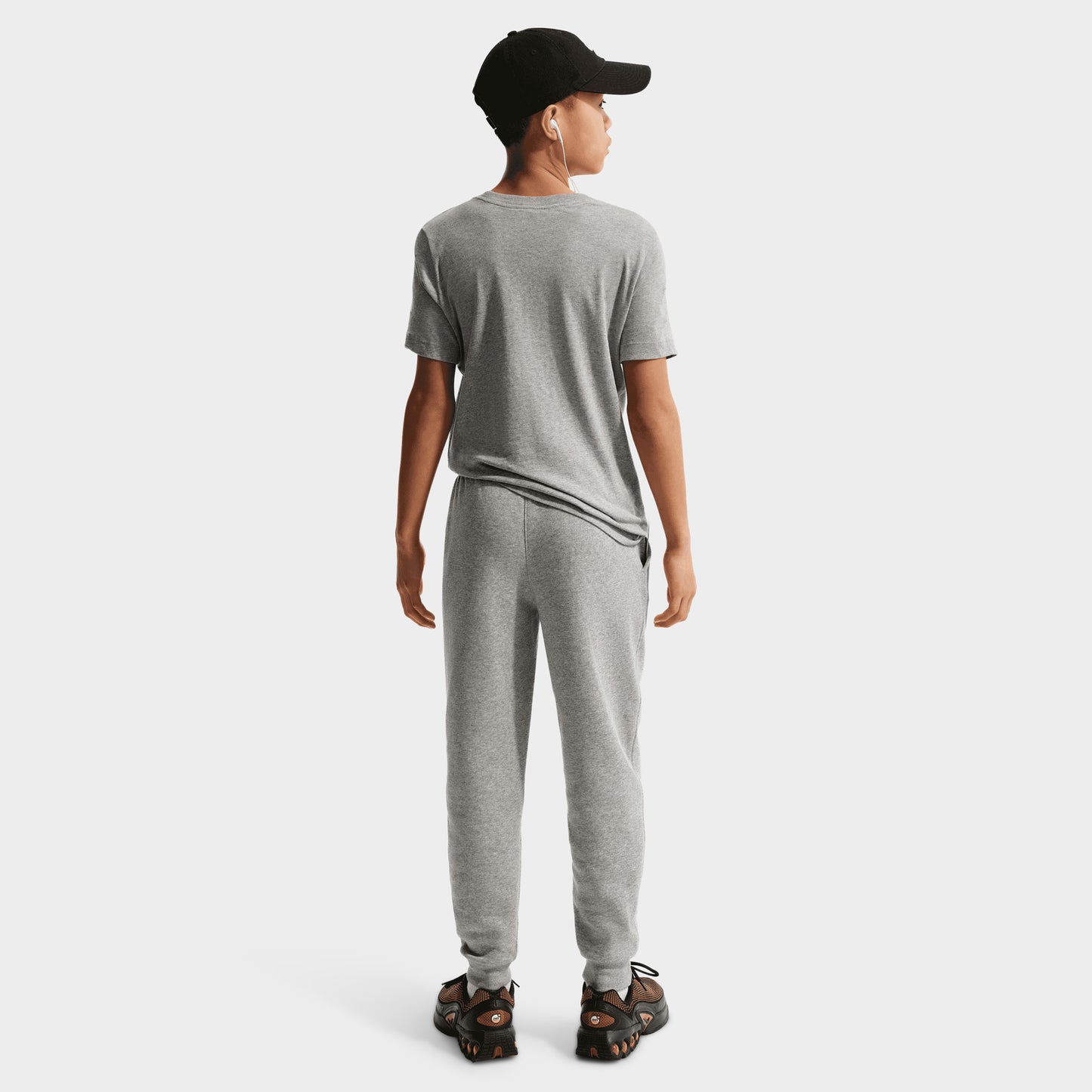 Nike Sportswear T-shirt Junior Futura Gris chiné / Blanc - Rouge